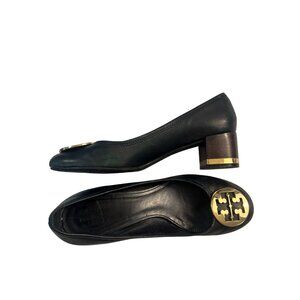 Tory Burch Reva Block Heels Shoes Black size 10
